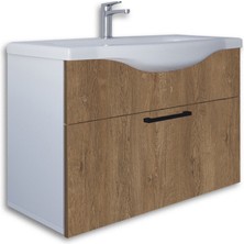 Teta Home Eko 80 cm Mdf Banyo Lavabolu Alt Dolap