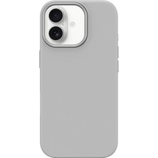 iPhone 17 Uyumlu Kılıf M-Safe Şarj Özellikli Wiwu FGG-013 Skin Touch Serisi Kapak Gri