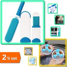 Hereveoyuncak Kendini Temizleyen Tüy Toplama Fırça + Çamaşır Makinesi Için Yıkanabilir Tüy Toplayıcı - 2li Set Q6G