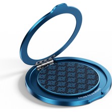 Benks L56 Magnetik 360 Derece Dönebilen Armorpop Kevlar Tasarımlı Parmak Ring Stand Mavi