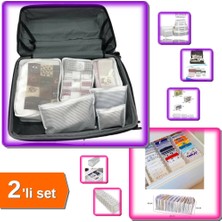 Hereveoyuncak 6 Parça Anne Bebek Hastane Çantası Düzenleyici + 11 Gözlü Akordiyon Çekmece Organizer - 2li Set L9L4