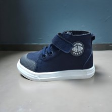 🌟 Lacivert Yüksek Bilek Cırtlı Çocuk Botu