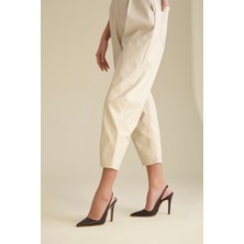 Ayakkabı Prensi Monica Stiletto Kahverengi Mat 10 cm Kadın Stiletto, Topuklu Ayakkabı