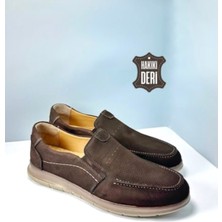 Asyya Hakiki Deri Taba/kahverengi Günlük Loafer Erkek Ayakkabısı 👞