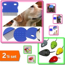 Hereveoyuncak Bakım Tarağı - Kedi Köpek Bit Pire Tarağı + Kedi Oyuncağı Çek Bırak Fare - 2li Set D7B6H7