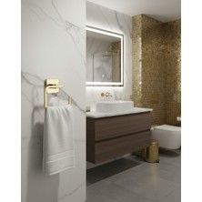 Emfa Aksesuar Gold Havluluk - Premium Altın Havlu Askısı %100 Pirinç Paslanmaz