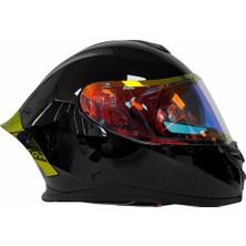 Rivox R1 Parlak Siyah Revo Kapalı Kask