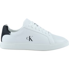 Calvin Klein Pro Cup Moire Kadın Beyaz Spor Ayakkabı (HW0HW02845-01W)