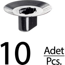 Alpha Auto Part Renault Dacia Fiat Için Bagaj Davlumbaz Klips - 10 Adet