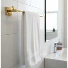 Emfa Aksesuar Gold Uzun Havluluk - Premium Altın Havluluk %100 Pirinç Paslanmaz