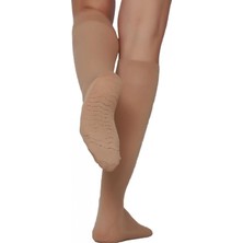 Çorap Diyarı & Bella Calze Diz Altı Ten Renk 2 Çift Masaj Çorabı