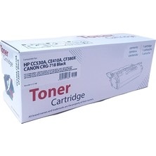 Hp CC-530A/410A/380 Siyah Muadil Toner (Canon 718)