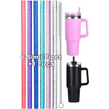 Stanley Quencher 1.18L ve Iceflow 0.89L Yeni Nesil Pipetli Termos Uyumlu 6lı Pipet