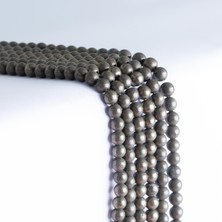 Bütüncül Şifa Pirit Doğal Taş Dizi (6mm Küre Kesim)