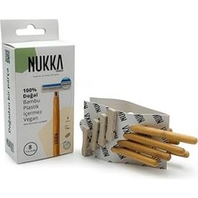 Nukkavegan Plastik Içermeyen Bambu Saplı Vegan Traş Bıçağı