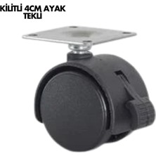 Maarketim KİLİTLİ 4CM AYAK TEKLİ