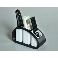 3 Gözlü Kumandalık, Çift Renk Televizyon Uydu Alıcısı Klima Kumandası Organizer Kumanda Düzenleyici