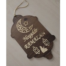 Hein Hoşgeldin Ramazan Dekoratif Ramazan Süsü Ahşap Kapı Süsü