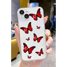3gen Case Iphone 15 Plus-Iphone 14 Plus Uyumlu Türk Sembolleri Desenli Şeffaf Lüx Silikon Kılıf Trk9