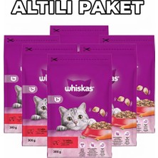 Whiskas 300 gr Kuru Biftek & Havuç *6' Lı