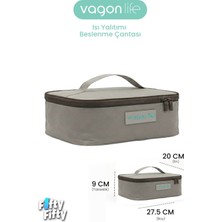 Vagonlife Isı Yalıtımlı Termal Yemek Beslenme Çantası Mama Taşıma Termos Çanta Sıcak ve Soğuk -FFVGNB1060