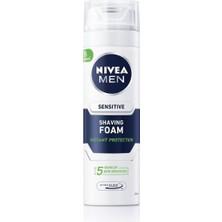 Nivea Men Erkek Tıraş Köpüğü 200ML, Hassas Ciltler, Hızlı Koruma, Rahatlatıcı, Konforlu Tıraş Deneyimi
