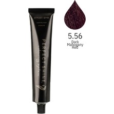 Perfect Shine Permanent Profesyonel Saç Boyası 100ml - Koyu Yoğun Maun Kırmızısı/Koyu Bordo(MAHOGANY RED-5.56)