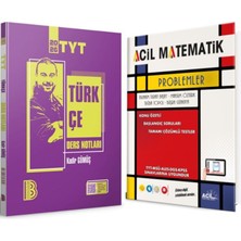 Benim Hocam Tyt Türkçe Video Ders Notları ve Acil Problemler Soru Bankası 2 Kitap Set