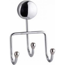 İlkyaz Fashion 3 Lü Banyo Askısı Krom (4887)