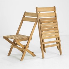 Katlanır Ahşap Sandalye, Kayın Doğal