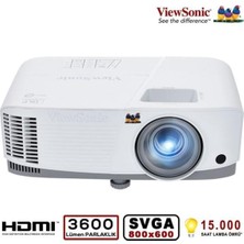 Viewsonic 3600ANSILÜMEN 800X600 PA503S 22.000:1 15.000SAAT (Eco Mod) Dlp HDMI Projeksiyon