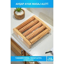 Letsii Ahşap Ayak Masaj Aleti Rahatlatıcı ve Doğal Masaj Aleti