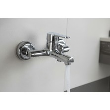 Emfa Aksesuar Krom Banyo Bataryası - Krom Banyo Musluğu