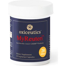 Oxiceutics Myreuteri 20 Billion Cfu Probiotic – Enhanced-Strength L. Reuteri Lrdr + Fos Prebiotic 30 Caps