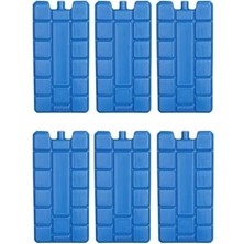 6 Adet Akü Soğutma Özellikli Jel Sıvılı 400ML Kaset Termos Buz Aküsü 60 Saat Koruma Ce Belgeli