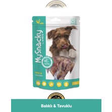 M-Pets My Snacky Fish & Chicken - Balıklı & Tavuklu Köpek Ödül Maması 80 gr