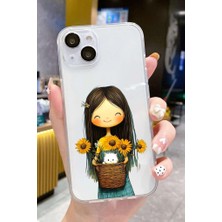 3gen Case Iphone 15 Plus-Iphone 14 Plus Uyumlu Desenli Lüx Şeffaf Silikon Kılıf GEN14