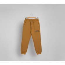 Merve Nur Tekstil 3 Iplik Şardonlu Kabartmalı Fosforlu Baskı Cepli Beli Lastikli Çocuk Tek Alt