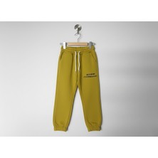 Merve Nur Tekstil 3 Iplik Şardonlu Kabartmalı Fosforlu Baskı Cepli Beli Lastikli Çocuk Tek Alt