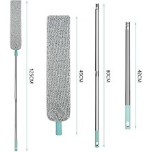 Boşluk Temizleme Silgisi, Uzun Saplı Yeniden Kullanılabilir Toz Temizleyici, Esnek Teleskopik Toz Fırçası, Ev Yatak Odası Mutfak Banyo Için Mikrofiber El Silgi Temizleme Aracı