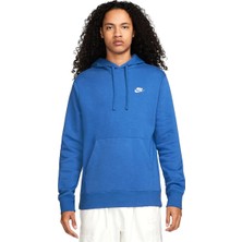 Nike Club Erkek Mavi Günlük Stil Sweatshirt BV2654-480