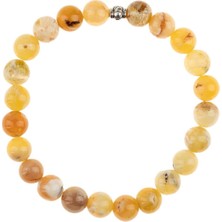 Bütüncül Şifa Opal Doğal Taş Bileklik (8mm Küre Kesim)