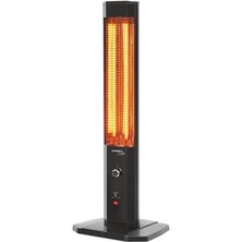 MHR-1800-2R Siyah Uzaktan Kumandalı Isıtıcı (1800W 2rez)
