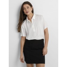 Mg Giyim Yüksel Bel  Kumaş Etek Ofis Günlük Şık