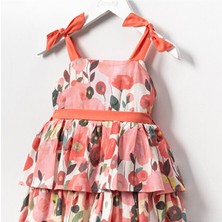 Cumino Pretty Nar Çiçeği Kız Çocuk Elbise