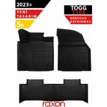 Raxon Togg T10X 2023+ 5d Paspas – Araca Özel, Siyah | Su Geçirmez, Kaymaz, Tam Uyumlu