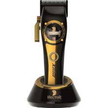 Hector Linear x Saç Kesim ve Çizim Makinesi 11.200 Rpm Gold-Siyah