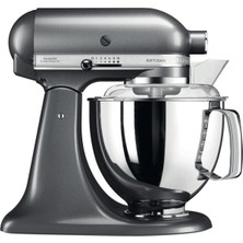 KitchenAid 5KSM175PSEMS Artisan 4.8 Litre Standlı Mikser - Medallion Silver Paslanmaz Çelik