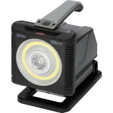 Profesyonel Serisi Multi 20 Watt 18 Volt Tüm Bataryalarla Uyumlu IP54 Lisanslı 1140+2160 Lümen Işık Gücüne Sahip LED Projektör