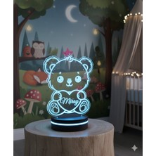 Kişiye Özel Isimli Dekoratif LED Lamba | Sevgiliye, Eşe, Çocuğa Hediye | Rgb Işık